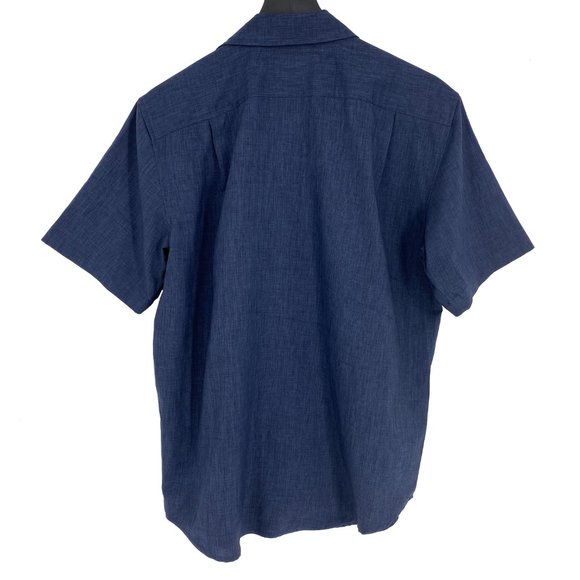 ORVIS Classic Collection Blue Heather Button Up Shirt - Picture 11 of 16